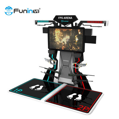 Beban terukur 400kg FPS Arena 9D Virtual Reality Simulator Untuk Game Center