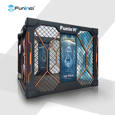 Beban terukur 600kg 9D VR Arcade Machine 4 Pemain VR Shooting Game Simulator