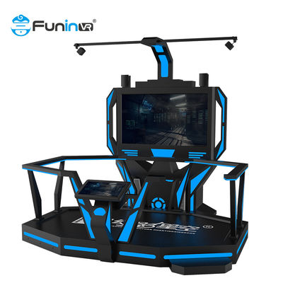 9D Space Walking Platform VR Attraction Game Set Untuk Anak-anak Nilai beban 400kg