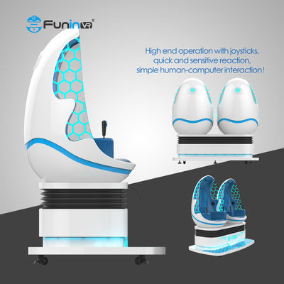 VR 360 arcade simulator produk game VR biru Hasilkan uang Virtual reality 2 Player
