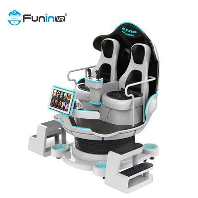 Peralatan Multiplayer 9D Virtual Reality Simulator Cinema 2 Player Vr Egg Chair