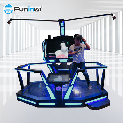 1 Pemain VR Space Simulator Walking Platform 9D Virtual Reality Game Machine