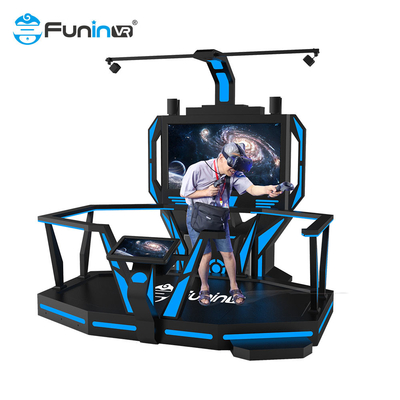 1 Pemain VR Space Simulator Walking Platform 9D Virtual Reality Game Machine