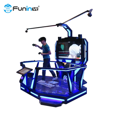 1 Pemain VR Space Simulator Walking Platform 9D Virtual Reality Game Machine