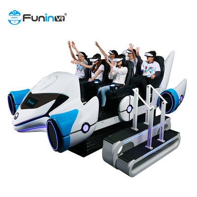 6 Kursi Kapal Perang VR Cinema Simulator Mesin Pemutar Film VR Motion Platform