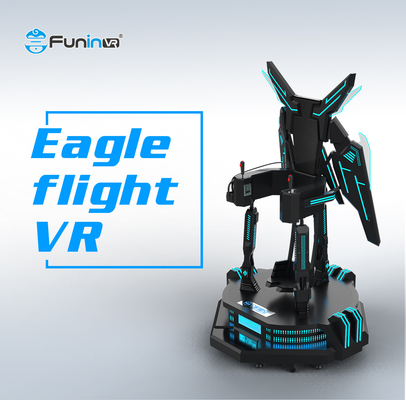 Peralatan Hiburan Indoor VR Flight Simulator 9d Standing Up Simulador