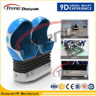 220v Virtual Reality Double 9d Aksi Bioskop Single / Triple / Double Passenger CE