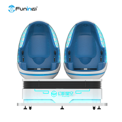 1.2KW 9D VR Egg Cinema Motion Chair 360 Derajat Untuk Taman Hiburan