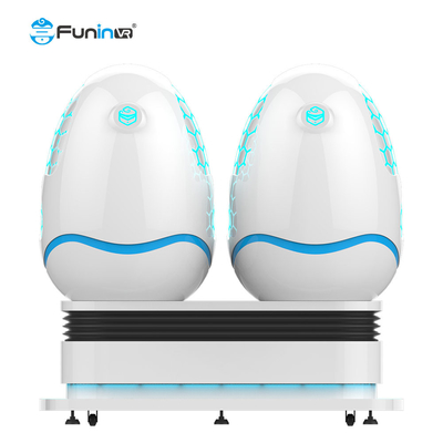 1.2KW 9D VR Egg Cinema Motion Chair 360 Derajat Untuk Taman Hiburan