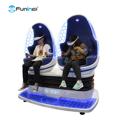 1.2KW 9D VR Egg Cinema Motion Chair 360 Derajat Untuk Taman Hiburan