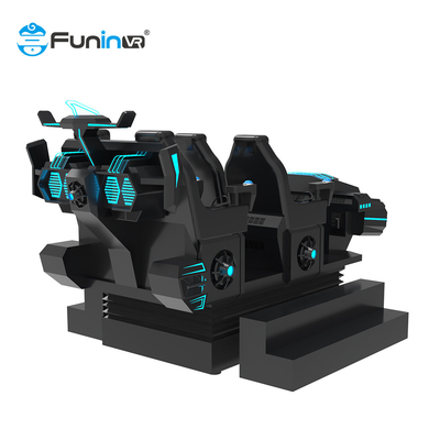 Arcade 9D Virtual Reality Simulator Taman Hiburan 6 Kursi Gerak Platform Vr Roller Coaster