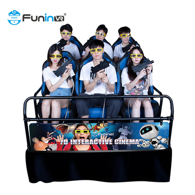 Layar melengkung HD Proyeksi 5D 7D VR Cinema With Motion Seats