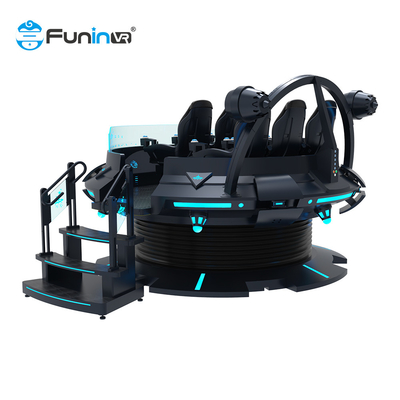 6 Pemain 9D Virtual Reality Simulator Visual Ditingkatkan Dan Gerakan Realistis