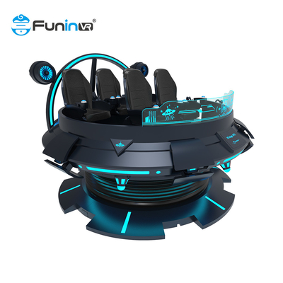 6 Pemain 9D Virtual Reality Simulator Visual Ditingkatkan Dan Gerakan Realistis