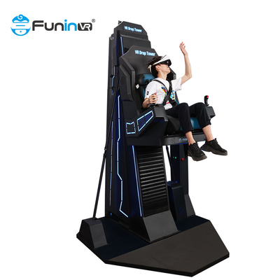 360 derajat Rotasi 9D VR Kursi Untuk Virtual Reality Kehebatan 1.2KW