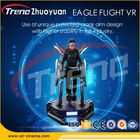AC 220V Breathtaking Shooting Stand Up Video Game Simulator Interactive Eagle Untuk Game