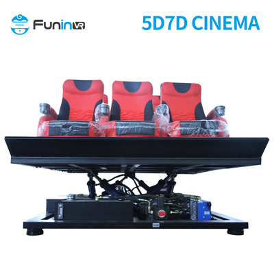 Kapasitas maksimum 500kg Bioskop 5D Bioskop 5D Dengan Proyeksi Digital
