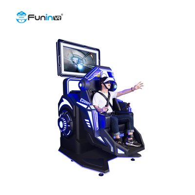 Multiplayer 9D VR Simulator dengan Dynamic Extreme Theme 360 Degree Rotation Joystick Control