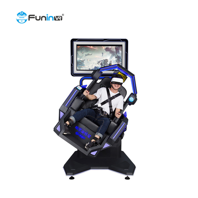 Multiplayer 9D VR Simulator dengan Dynamic Extreme Theme 360 Degree Rotation Joystick Control