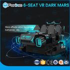 Mech Style Virtual Reality 9D VR Cinema Enam Pemain Indoor VR Game Dengan VR Helmet