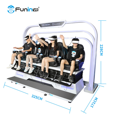 Hiburan 9D Virtual Reality Simulator Surround Sound Low Maintenance 220V