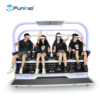 Hiburan 9D Virtual Reality Simulator Surround Sound Low Maintenance 220V