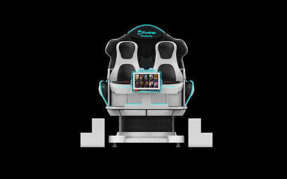Kapasitas Berat 610kg Kursi VR 9D dengan Pengalaman VR Immersif dan Joystick Controller