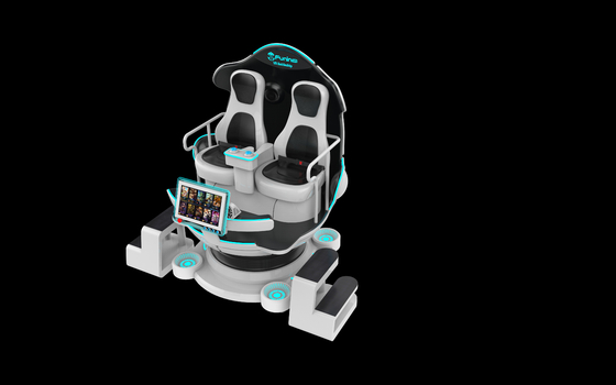 Kapasitas Berat 610kg Kursi VR 9D dengan Pengalaman VR Immersif dan Joystick Controller