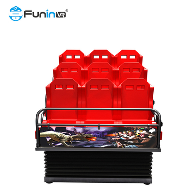 Square Customized 5D Movie Cinema Theater dengan 9-48 Kursi dan Sistem Daya Listrik