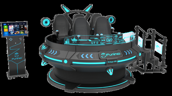 Tingkatkan Bisnis Hiburan Anda dengan 6 Kursi 9D VR VR Cinema Voltage 220V / 2.4KW dan Komputer I5 1650 8G 240G