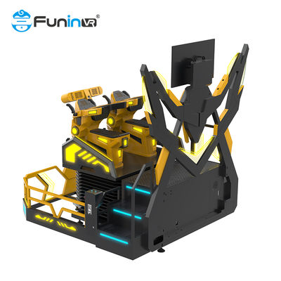 Revolutionize Your Entertainment Center with Our 9D VR Simulator Steel Metal 360 Degree Rotation Double Seats