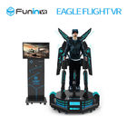 2.0kw Peringkat Daya Peralatan Taman Hiburan Standing Eagle Flying Game Machine Virtual Reality 9d Vr