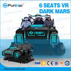 220V 9D VR Cinema Simulator 6 Kursi VR Mesin Mobil Untuk Pusat Perbelanjaan