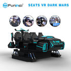 6 Kursi VR Dark Mar 9D VR Simulator Dengan Platform Crank Listrik