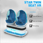 Platform Crank Elektrik 9D Virtual Reality Simulator 4.5KW Twin Seat