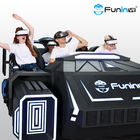 Peralatan Taman Hiburan 6 Kursi 9D Virtual Reality VR Simulator Cinema dengan Film VR