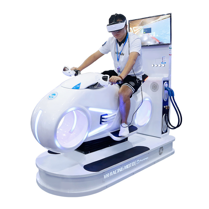 Immersive VR Racing Moto Simulator HD Screen Motion Control untuk Ekstrim Indoor
