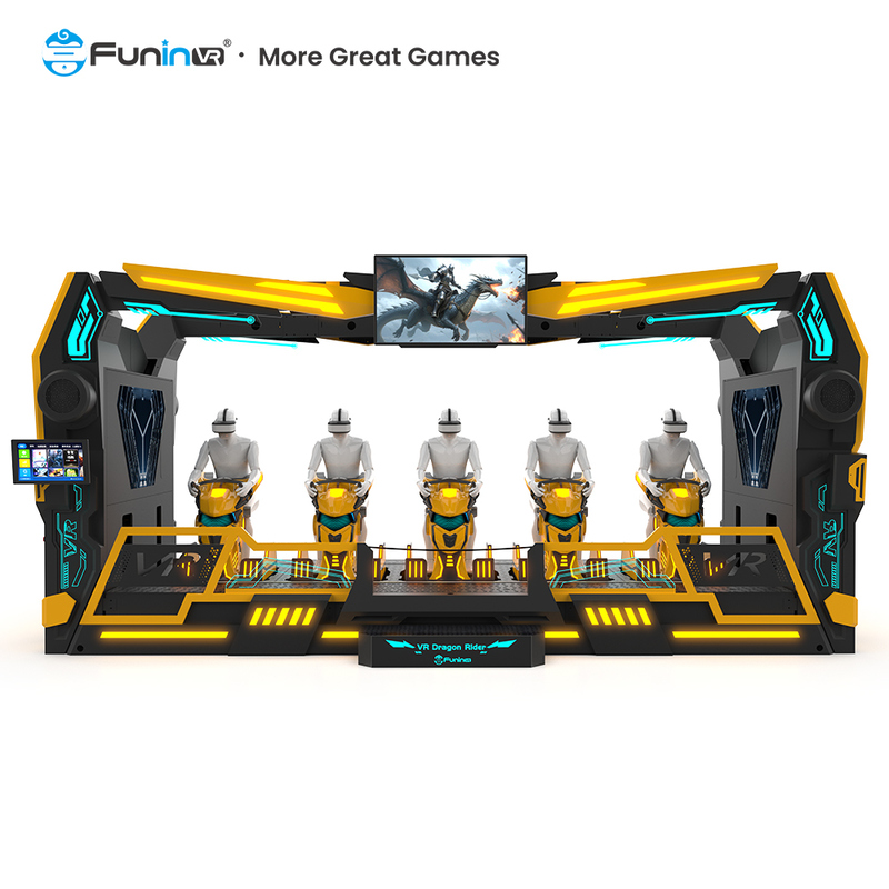 Pengalaman Ultimate Virtual Reality Petualangan dengan kami 9D VR Kursi Nominal Beban 500kg 3146kg Kapasitas