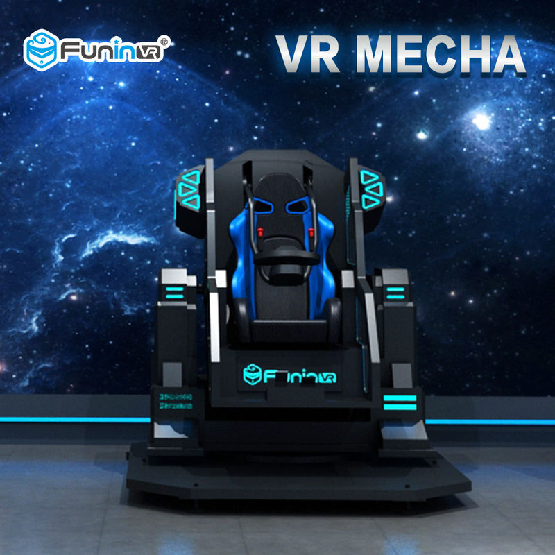 Desain Terbaru VR mecha 1 Kursi 9D Cinema Simulator Virtual Reality