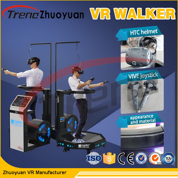 Theme Park Virtual Reality Treadmill Video Game Dengan Sensor Pakai