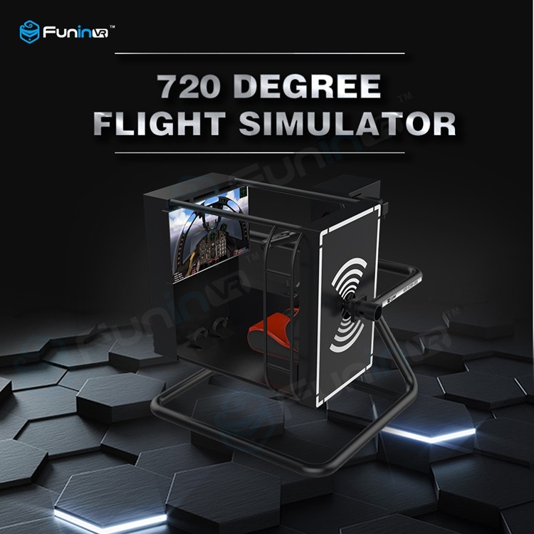 Pengalaman Terbang Immersive yang Menyenangkan Dalam Ruangan Penerbangan Arcade Mesin Permainan 220V 3.5kw
