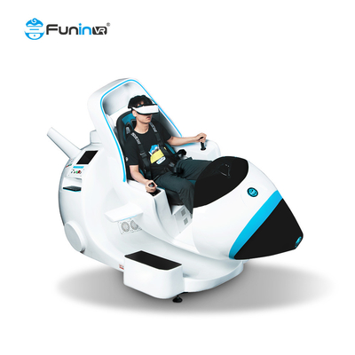 Mesin Game Terbang 9D VR Flight Simulator Kokpit Rotasi 180° 1 Pemain