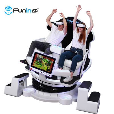 Adventure Park 9D VR Simulator Dengan Pengontrol Joystick Gerakan Rotasi 360 Derajat