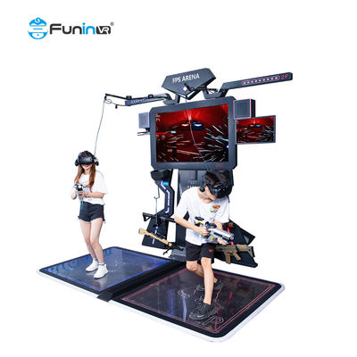 Beban terukur 400kg FPS Arena 9D Virtual Reality Simulator Untuk Game Center