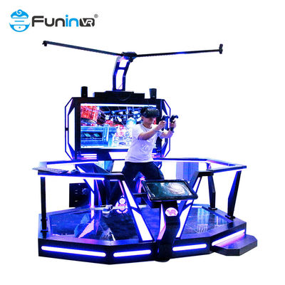 VR Simulator 9D Virtual Reality 1 Pemain Mesin Game Arkade Interaktif Vr E Space Walk
