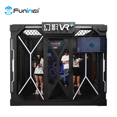 Peralatan Taman Hiburan VR Multiplayer Menembak zombie 4-5 pemain VR Set Mesin Virtual Reality 9D
