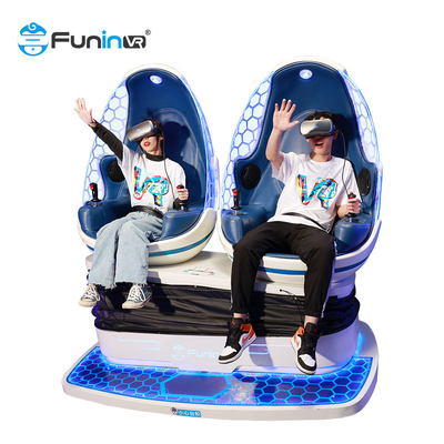 VR 360 arcade simulator produk game VR biru Hasilkan uang Virtual reality 2 Player