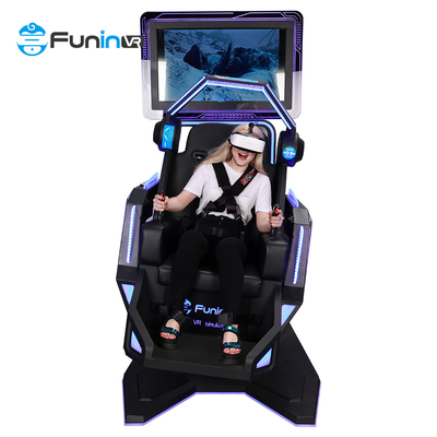 Gila Menyenangkan 360 Derajat VR simulator Rotasi Penerbangan 9D VR Simulator untuk Roller Coaster